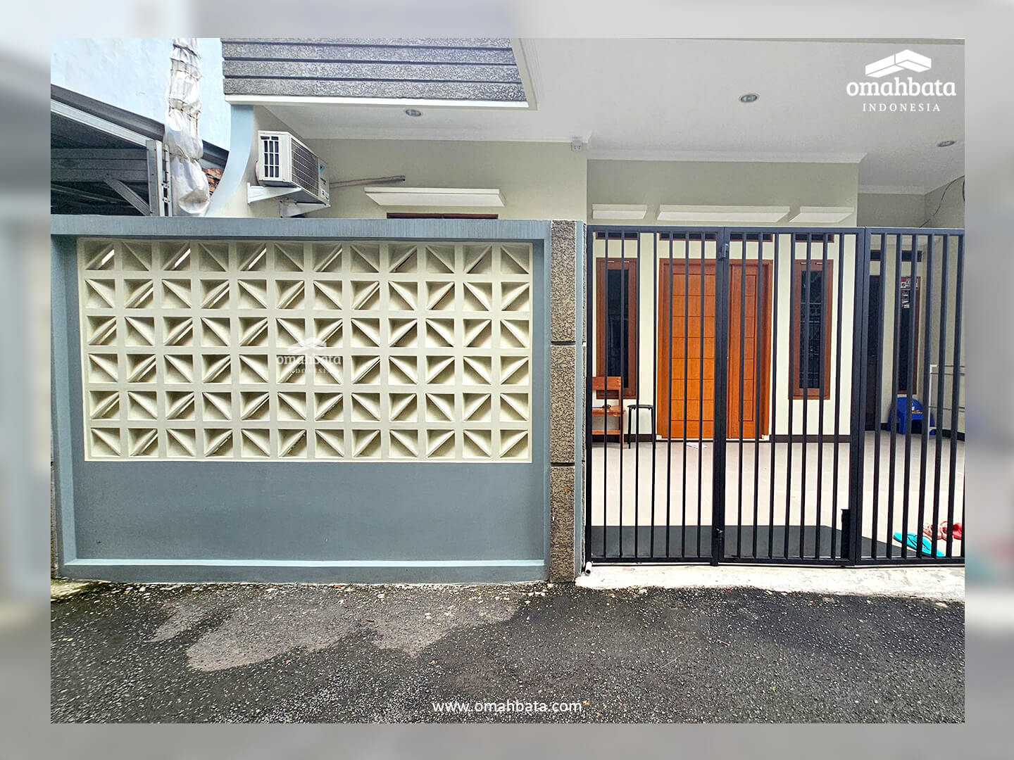Pagar rumah roster putih Horizon A